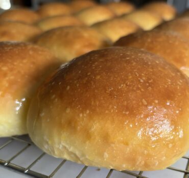 Brioche Sourdough Hamburger Buns