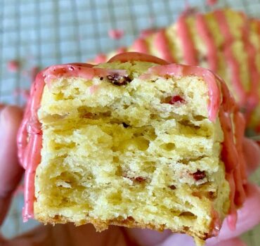 Strawberry Lemonade Sourdough Scone